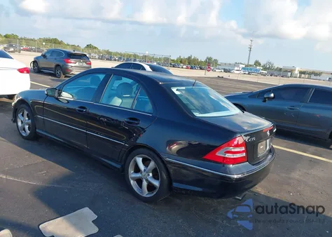 2005 Mercedes-Benz C 230 Kompressor Sport from USA, damaged, VIN WDBRF40J05F679910
